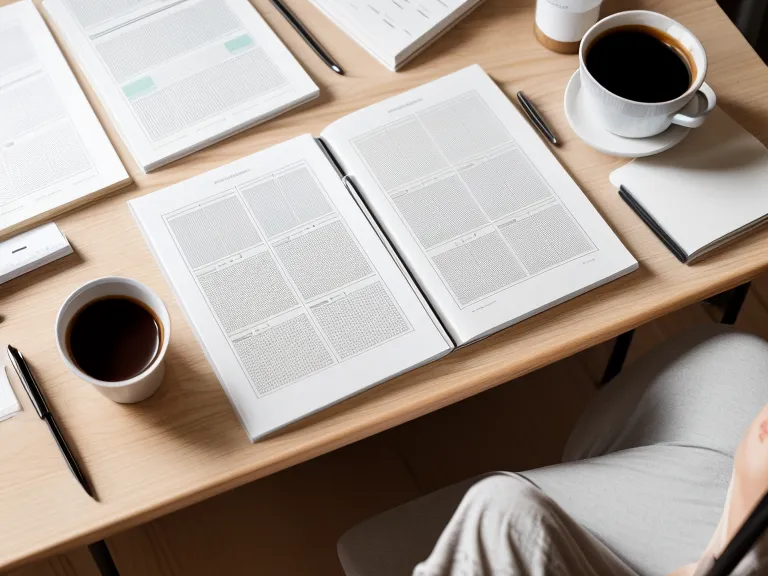 Espressotasse und Human Design Analyse in einem Café bei Regenwetter.