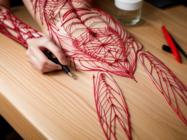 PHS-Bodygraph-Ausschnitt mit markierten Farben der zwölf Verdauungstypen.