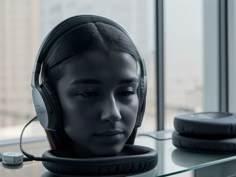 Noise-Cancelling-Kopfhörer neben Human-Design-Reading-Unterlagen als Low-Sound-Anpassung für Freelancer.