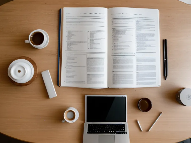 Notizbuch mit Auswertung des Energie-Budgets aus dem Human Design Business Reading