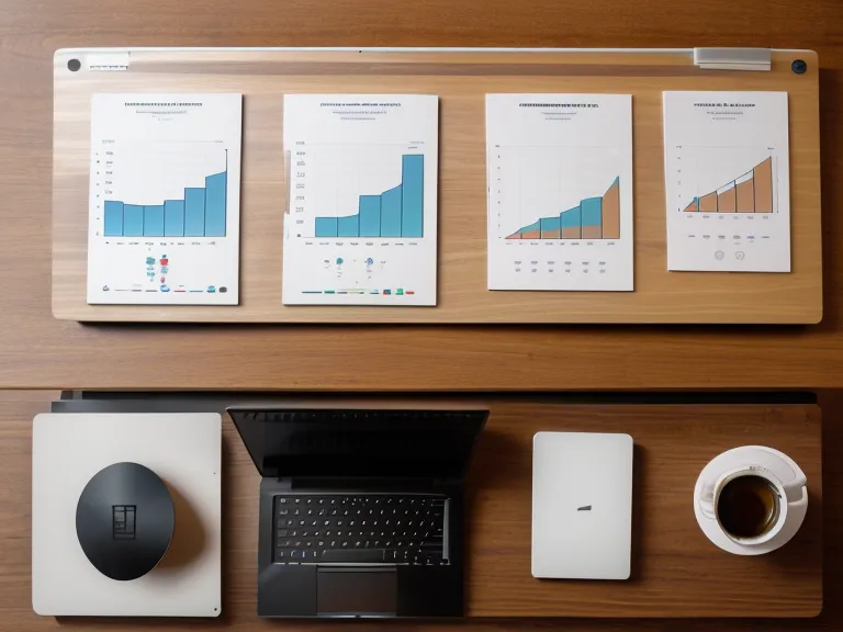 Smartphone und Bodygraph-Grafik zur Veranschaulichung von Zeitmanagement im Business.